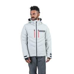Lyžiarska bunda Rossignol Hero Blackside Puffy JKT Soft Gray - 2024/25