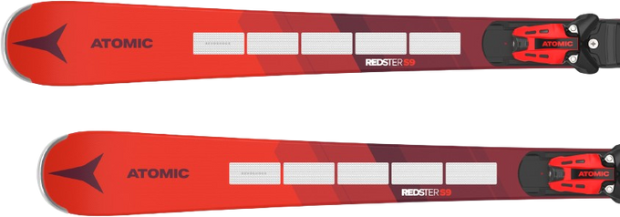 Zjazdové lyže Atomic Redster S9 Revoshock S + X 12 GW Red/Black - 2024/25