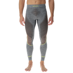 Funkčné nohavice UYN Man Ambityon UW Pants Long Black Melange/Atlantic/Orange Shiny - 2023/24
