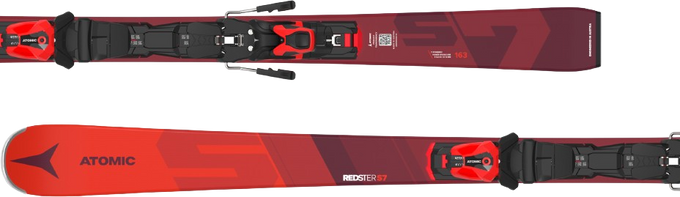 Zjazdové lyže Atomic Redster S7 + MI 12 GW Red/Black - 2024/25