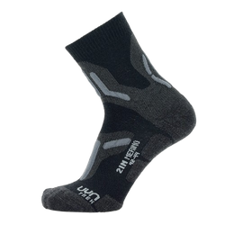 Outdoorové ponožky UYN Man Trekking 2in Merino Socks Black/Grey
