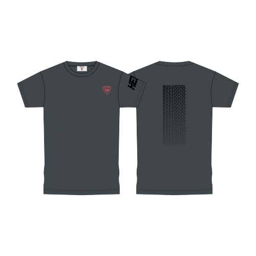 Tričko Rossignol Hero Gradient Tee Onyx Grey - 2023/24