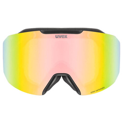 Lyžiarske okuliare Uvex Evidnt ATTRACT V Black Matt/Mirror Rainbow + spare lens - 2025/26