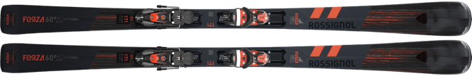 Zjazdové lyže Rossignol Forza 60° V-Ti  + Look Spx 12 Konekt GW B80 Hot Red - 2023/24