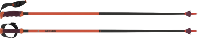 Zjazdové palice Atomic Redster Carbon SQS Red/Carbon - 2024/25