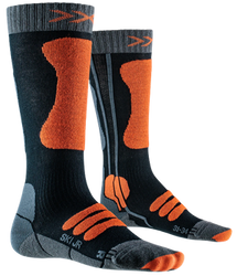 Lyžiarske ponožky X-Socks Ski Junior 4.0 Anthracite Melnage/X-Orange - 2023/24