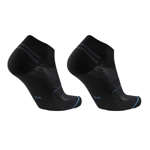 Outdoorové ponožky UYN Unisex All Round Low Cut 2Pack Black/Black