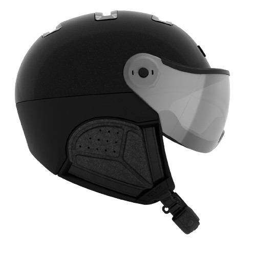 Lyžiarska helma KASK Chrome Visor Black - 2024/25