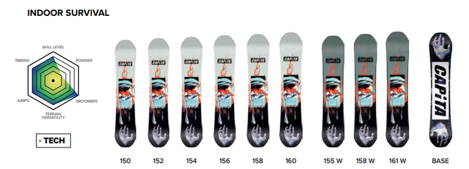 Snowboard Capita Indoor Survival - 2025/26