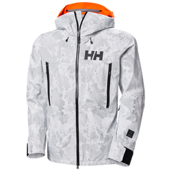 Lyžiarska bunda Helly Hansen Sogn Shell 2.0 Jacket Grey Fog Snow Camo Aop - 2024/25