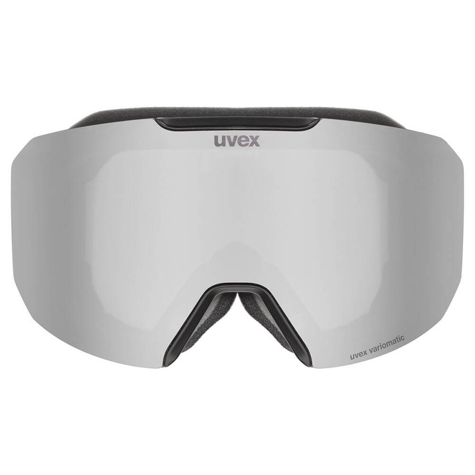 Lyžiarske okuliare Uvex Evidnt ATTRACT V Black Matt/Mirror Silver + spare lens - 2025/26