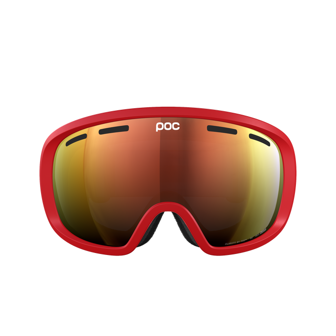 Lyžiarske okuliare POC Fovea Prismane Red/Partly Sunny Orange - 2025/26
