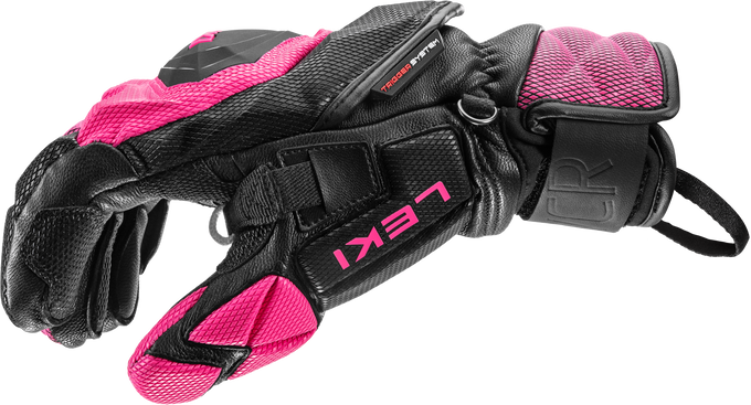 Lyžiarske rukavice LEKI WCR Venom SL 3D Pink - 2025/26