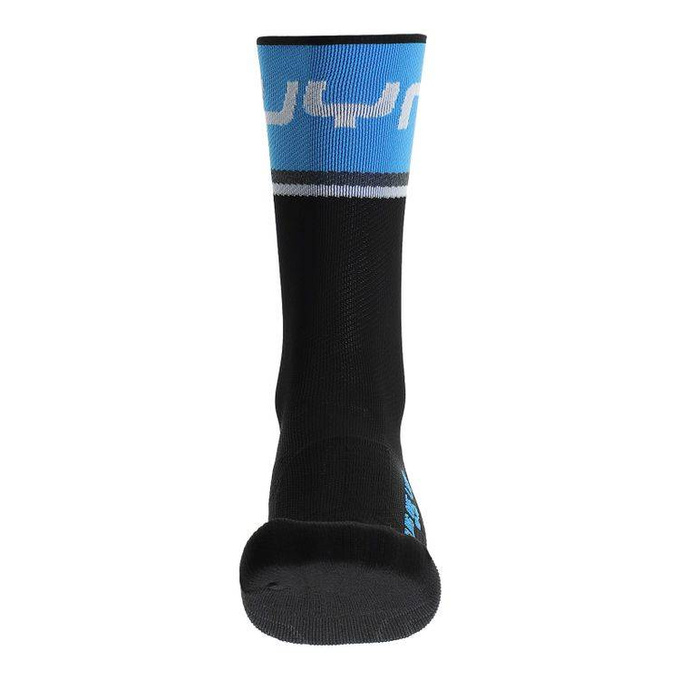 Cyklistické Ponožky UYN Man Cycling One Light Black/Cobalt Blue