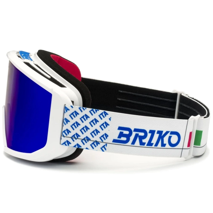 Lyžiarske okuliare Briko Frostbite Italia Matt White Science Blue - 2024/25