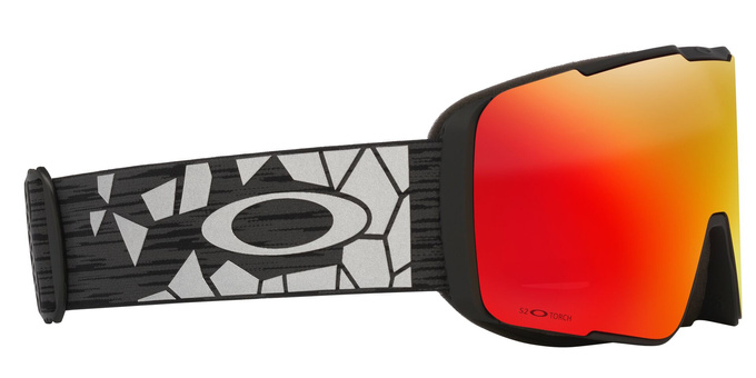 Lyžiarske okuliare Oakley Line Miner Pro L Black Reinforce/Prizm Snow Torch Iridium + Additional lens Prizm Snow Iced Iridium - 2025/26