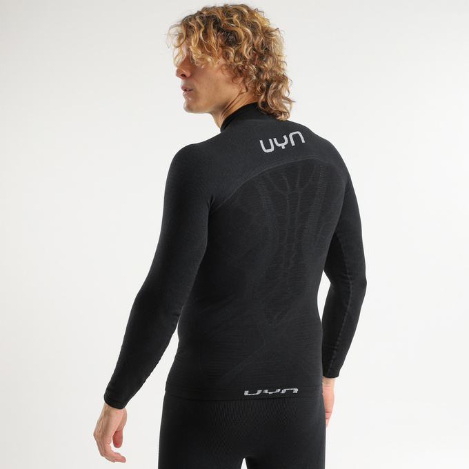 Funkčné tričko UYN Man Elevatyon Biomorph UW Shirt Long SL Turtle New Neck Black - 2025/26