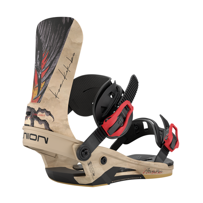 Viazanie na Snowboard Union Atlas Pro Metalic Red - 2024/25