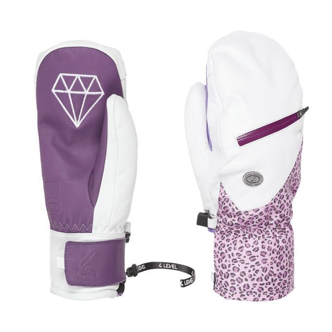 Lyžiarske rukavice Level Pulsar Mitt White - 2025/26