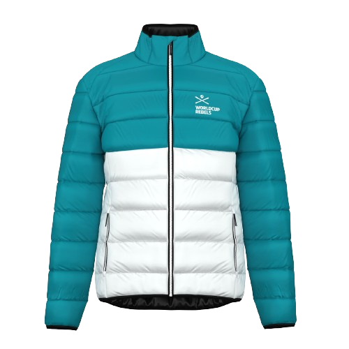 Izolační bunda HEAD Race Kinetic Jacket Men Blue/White - 2025/26