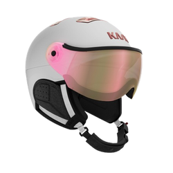 Lyžiarska helma KASK Chrome Visor White/Pink Gold - 2025/26