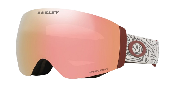 Lyžiarske okuliare Oakley Flight Deck Pro M Matte Black/Prizm Rose Gold Iridium + Additional lens Prizm Snow Black Iridium - 2025/26
