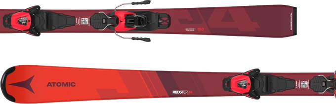 Zjazdové lyže Atomic Redster J4 + L 6 GW Red/Black - 2024/25