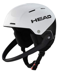 Lyžiarska helma HEAD Team SL White/Black + Chránič čeľuste - 2025/26