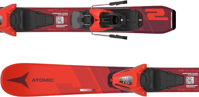 Zjazdové lyže Atomic Redster J2 70-90 + C 5 GW Red/Black - 2024/25