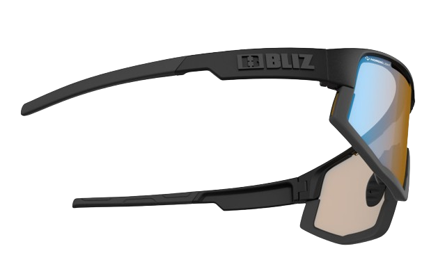 Slnečné okuliare BLIZ Fusion Nano Nordic Light Matt Black/Coral Orange Blue