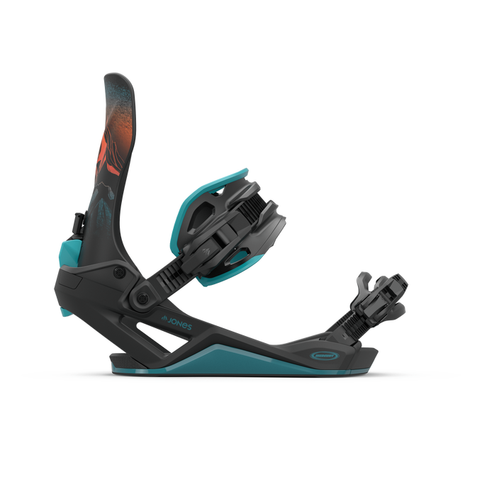 Viazanie na Snowboard Jones Mercury Fase Blue Art - 2025/26