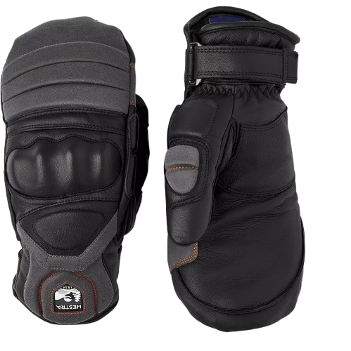 Lyžiarske rukavice Hestra Impact Racing Sr. Mitt Black/Flame Red - 2025/26