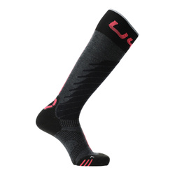 Lyžiarske ponožky UYN Woman Ski One Merino Anthracite/Pink - 2025/26