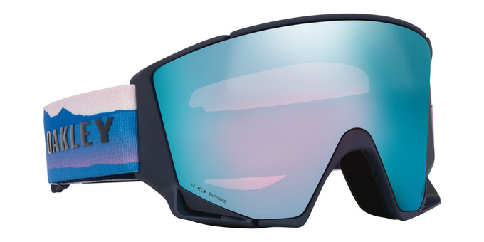 Lyžiarske okuliare Oakley Flow Scape L Mikaela Shiffrin Signature/Prizm Snow Sapphire Iridium + Additional lens Prizm Snow Iced Iridium - 2025/26
