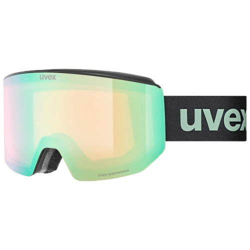 Lyžiarske okuliare Uvex lace ATTRACT FM Black Matt/Mirror Opal + spare lens - 2025/26