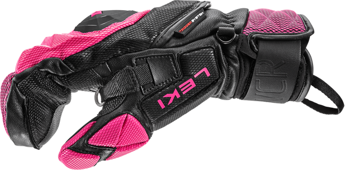 Lyžiarske rukavice LEKI WCR Venom SL 3D Mitt Pink - 2025/26