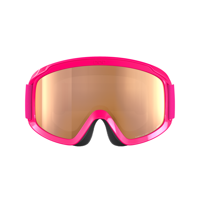Lyžiarske okuliare POC POCito Opsin Fluorescent Pink/Partly Sunny Light Orange - 2025/26