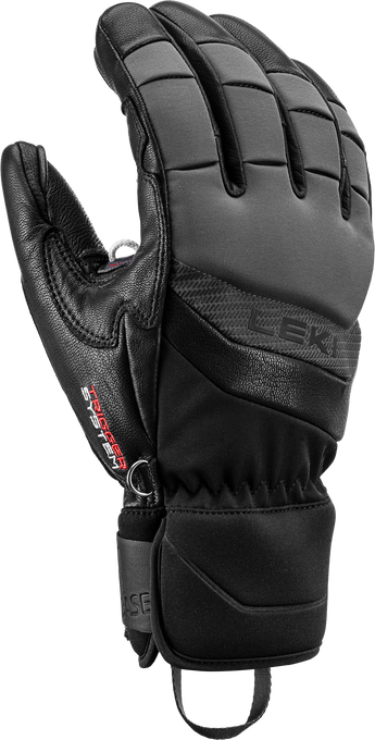 Lyžiarske rukavice LEKI Griffin Base 3D Black/Graphite - 2025/26