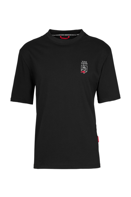 Tričko Van Deer Essential T-Shirt Black - 2025/26