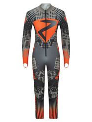 Lyžiarska kombinéza Ziener RCE Racesuit Black Foggy Print Orange Pop - 2024/25