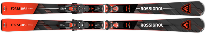 Zjazdové lyže Rossignol Forza 60' TI Konect + Spx 12 Konect GW B80 Black Hot Red - 2025/26