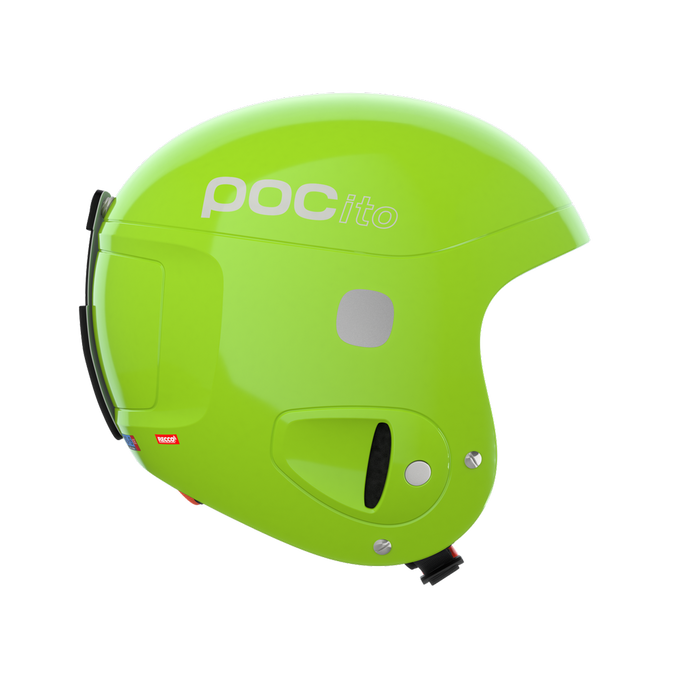 Lyžiarska helma POC Pocito Skull Fluorescent Yellow/Green - 2025/26