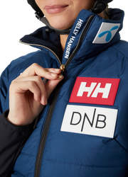 Páperová bunda Helly Hansen World Cup Insulator Jacket Ocean NSF - 2023/24