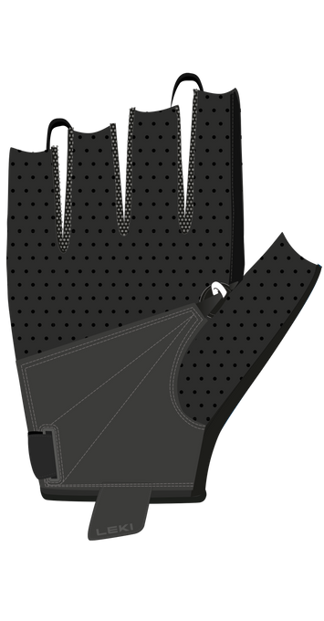 Rukavice LEKI Nordic Active Shark Black - 2025