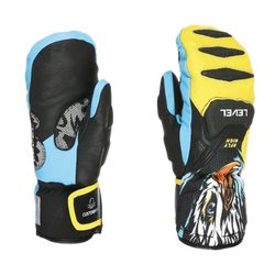 Lyžiarske rukavice Level SQ JR CF Mitt Yellow/Blue - 2025/26