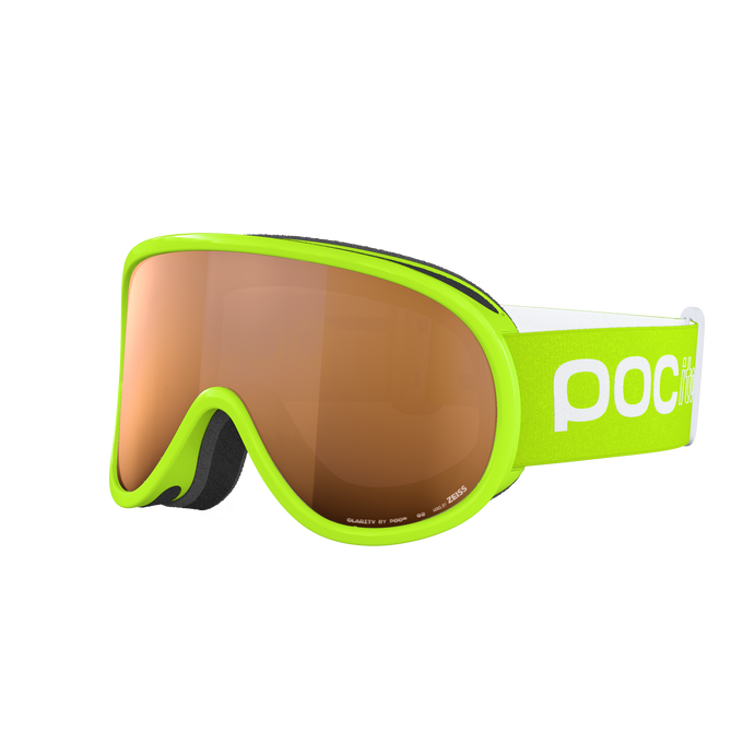 Lyžiarske okuliare POC Pocito Retina Fluorescent Yellow/Green/Partly Sunny Light Orange - 2025/26