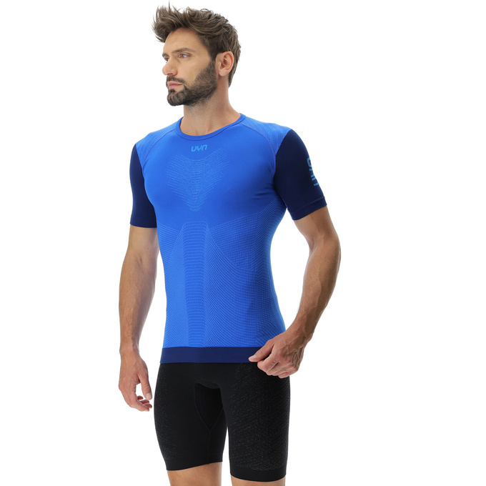 Bežecké tričko UYN Man Running PB42 OW Shirt SH_SL Strong Blue/Peacot