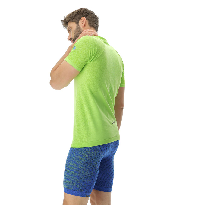Bežecké tričko UYN Man Running Exceleration OW Shirt SH_SL Lime/Sulphur Spring