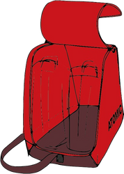 Vak na lyžiarske topánky Atomic Boot Bag Red – 2025/26