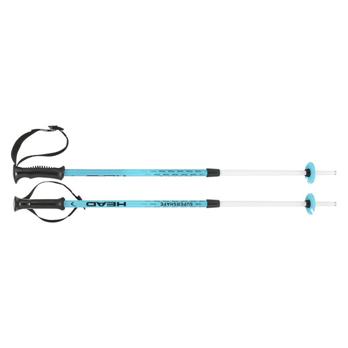 Turistické palice HEAD Supershape Team Adjustable White/Black/Speed Blue - 2025/26